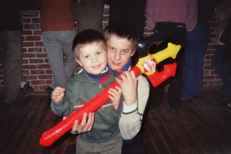 Mon fils aine Fabrice et  mon cadet kilian