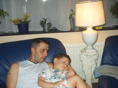 mon fils et son papa